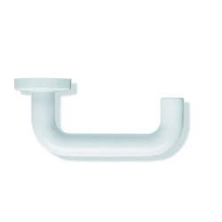 Hewi Drückergarnitur, mit Rosette, rund, DIN Links-Rechts, BB, Vierkant 8mm, Polyamid, 111R01.230, felsgrau, mit Stütznocken, Doppellager, TS 38,1-48mm Nr. 111R01.230 95