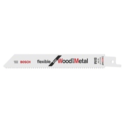Bosch Säbelsägeblatt S 922 HF, Flexible for Wood and Metal, 5er-Pack Nr. 2608656016